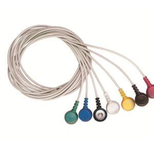 cable patient ecg jeu de 6 pieces