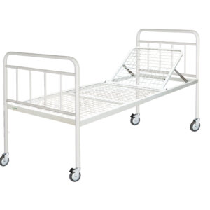 lit hospitalier avec relÈve buste et roues