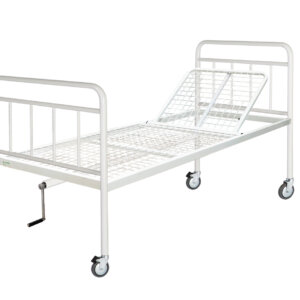 lit hospitalier avec relÈve buste et roues