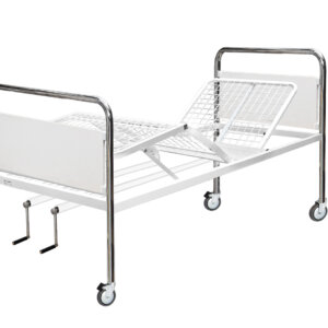 lit hospitalier avec relÈve buste, relÈve jambe et roues