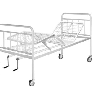 lit hospitalier avec relÈve buste, relÈve jambe et roues