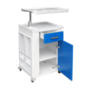 table de chevet combine metallique